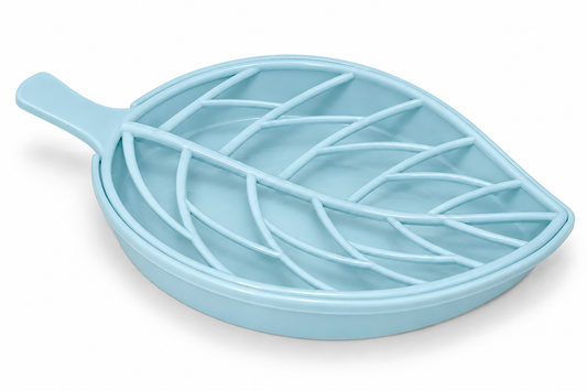 Leaf Soap Dish – Draining Soap Saver with Catch Tray
