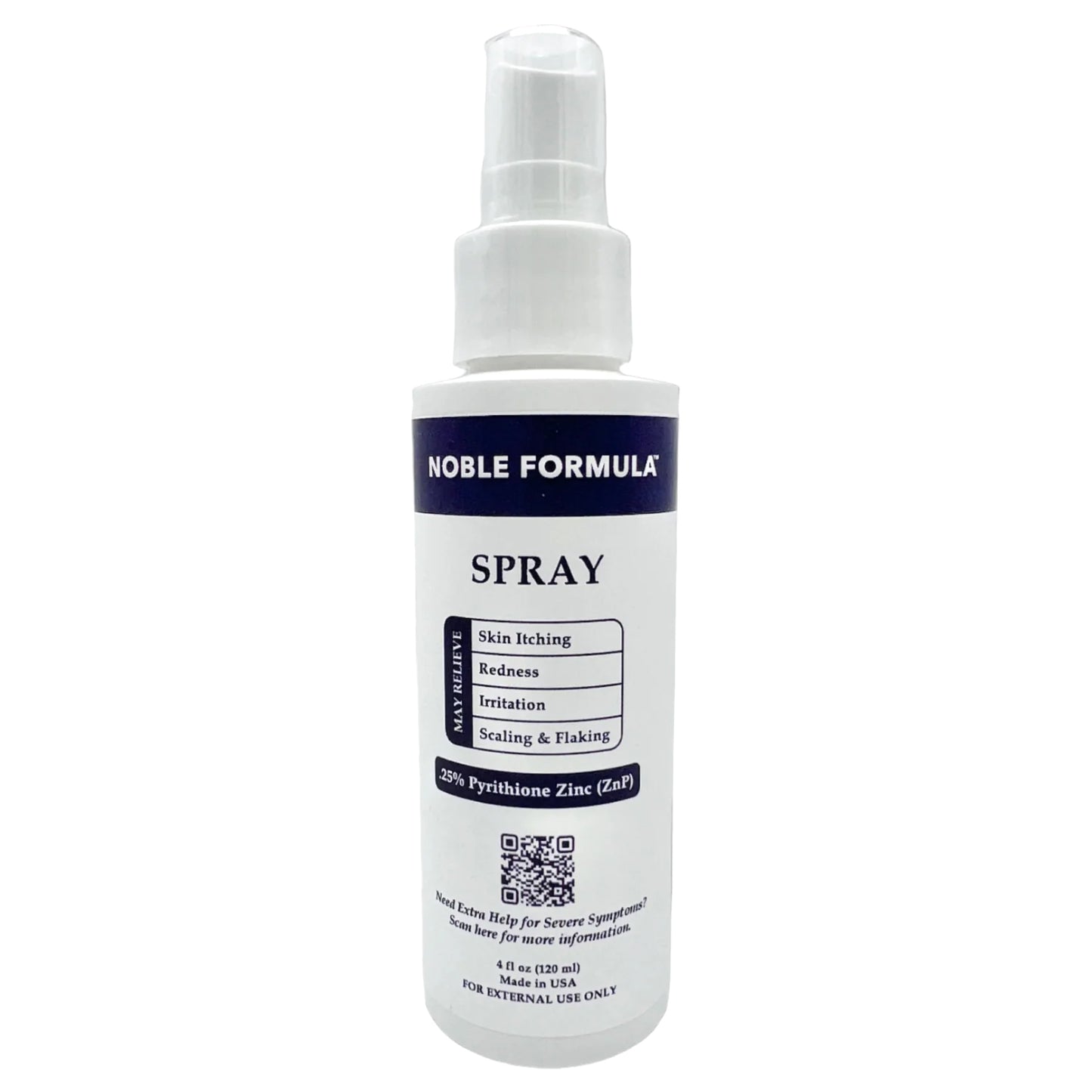 NOBLE FORMULAᵀᴹ SPRAY Pyrithione Zinc 0.25%