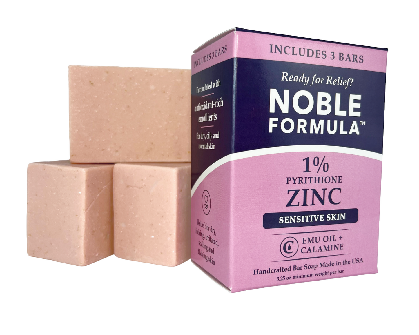 EMU & CALAMINE BAR SOAP 1% ZnP - Alise Sensitive Skin Line