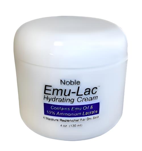 NOBLE EMU-LAC CREAM   10% Ammonium Lactate  Alpha Hydroxy Hydrating cream