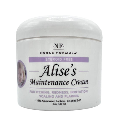 ALISE'S MAINTENANCE CREAM  Steroid Free, 5% Ammonium Lactate, 0.125% Pyrithione Zinc (ZnP), Moisturizing Cream