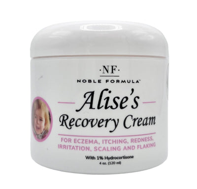 ALISE'S RECOVERY CREAM     1% Hydrocortisone,  Pyrithione Zinc 0.125%(ZnP), Moisturizing Cream, 4 oz