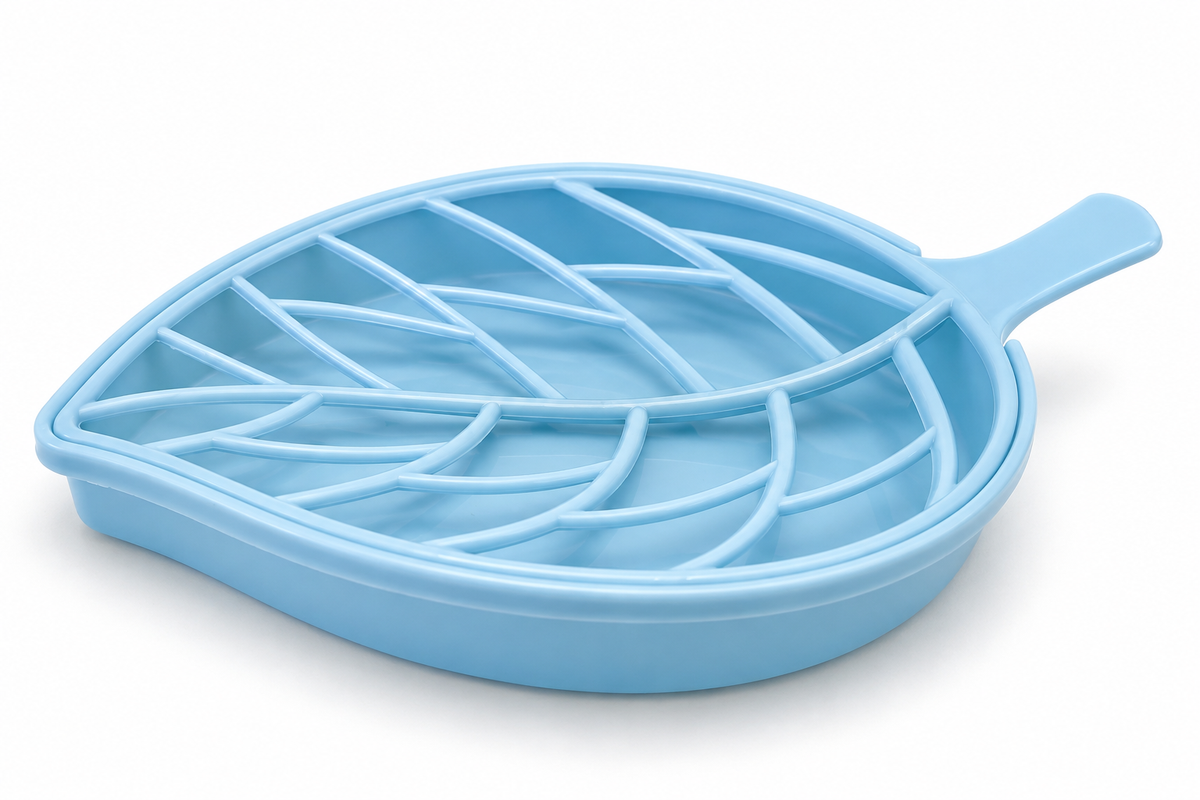 Leaf Soap Dish – Draining Soap Saver with Catch Tray