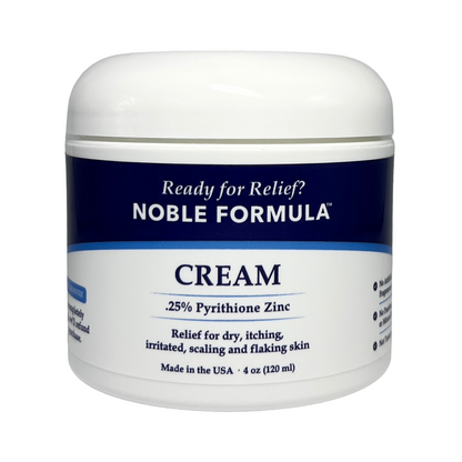 NOBLE FORMULAᵀᴹ CREAM   0.25% Pyrithione Zinc (ZNP)