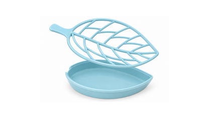 Leaf Soap Dish – Draining Soap Saver with Catch Tray