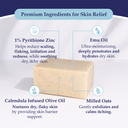 EMU BAR SOAP 1% ZnP - Alise Sensitive Skin Line