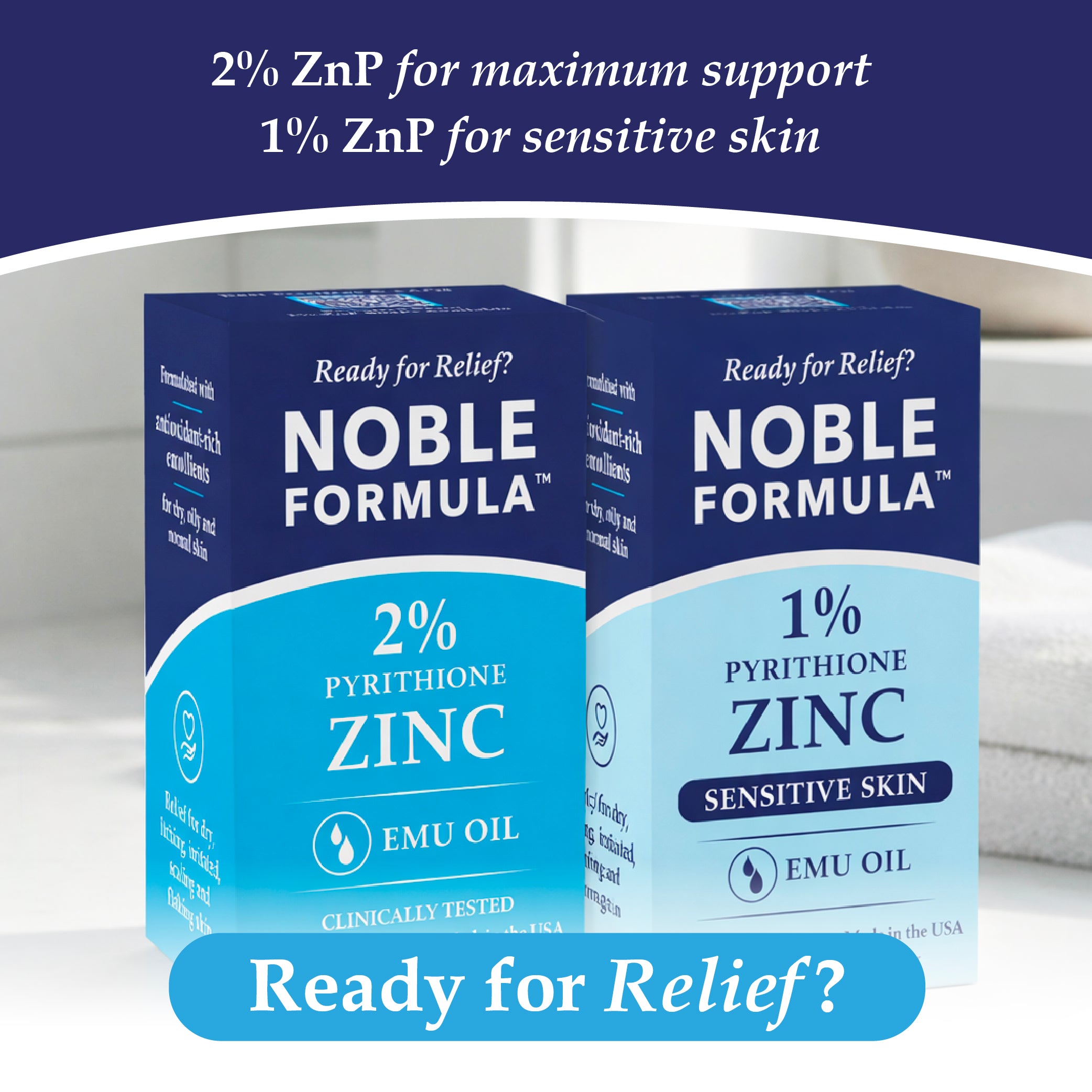 EMU OIL 2% ZnP BAR SOAP – Noble Formula