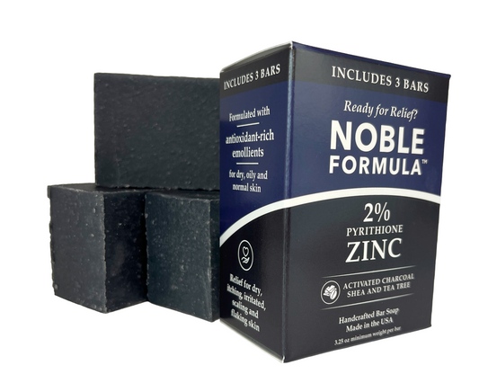 ACTIVATED CHARCOAL + SHEA & TEA TREE 2% ZnP BAR SOAP