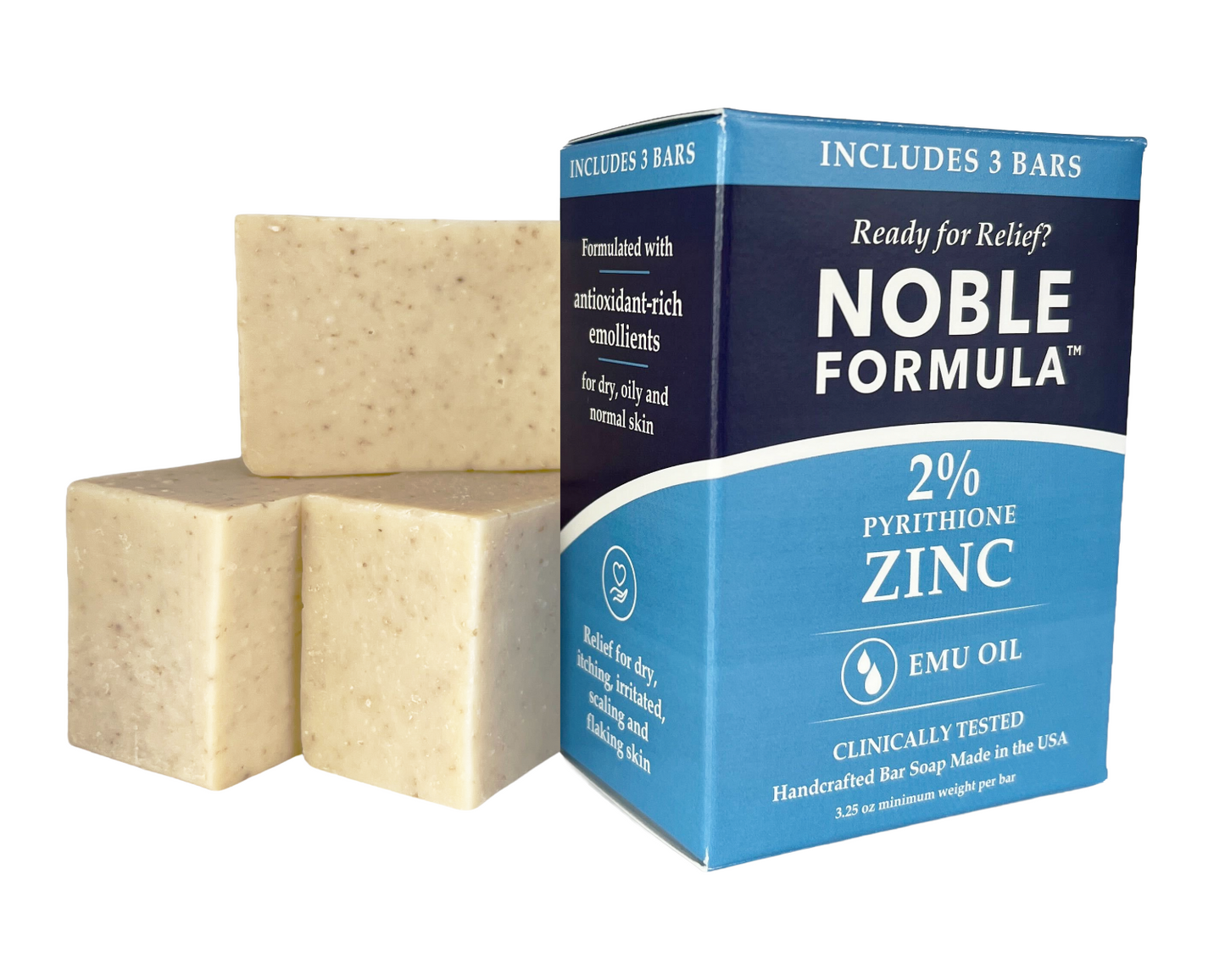 EMU OIL 2% ZnP BAR SOAP