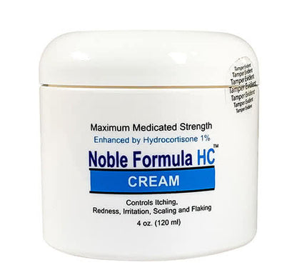NOBLE FORMULAᵀᴹ HC CREAM   1% Hydrocortisone  w/ 0.25% Pyrithione Zinc (ZNP)